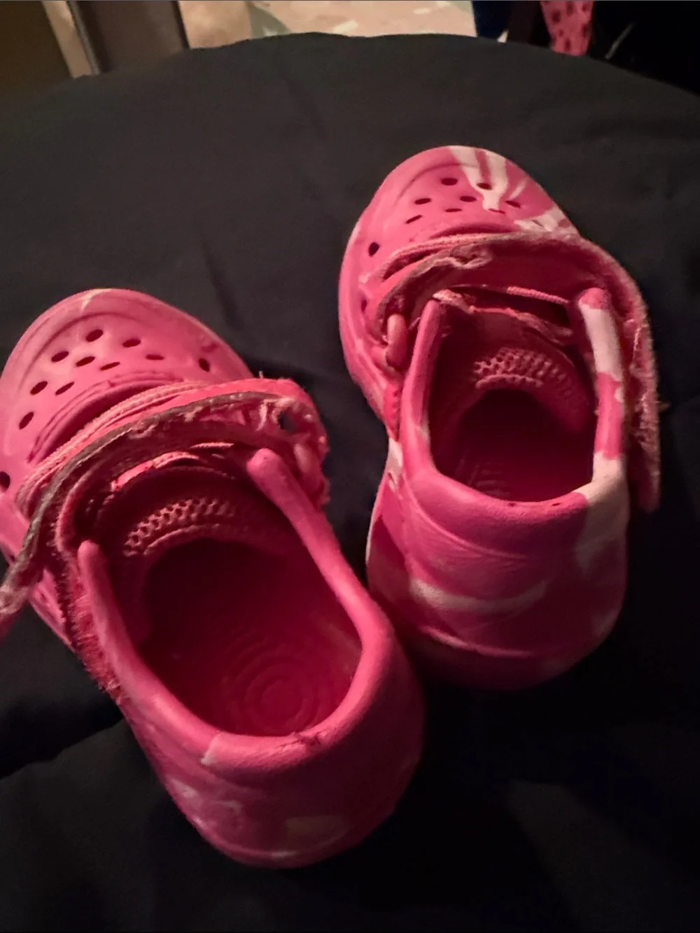 Stride Rite Pink Hook-and-Loop Water Shoes